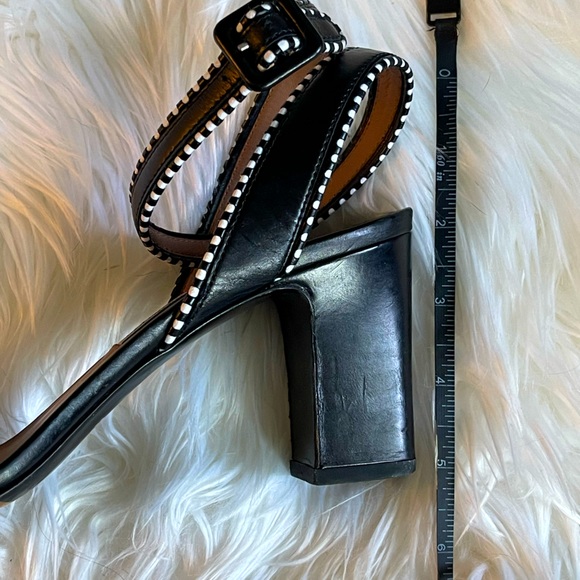 Tabitha Simmons SZ 38 1/2 Black Leticia Leather Ankle Wrap Sandals! - Picture 8 of 11